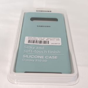 Samsung Galaxy S10 5G Soft Silicone Case - Mint Green